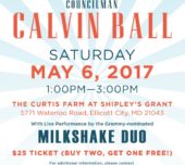 Please join us for a day of food & family fun in the community with Councilman Calvin Ball